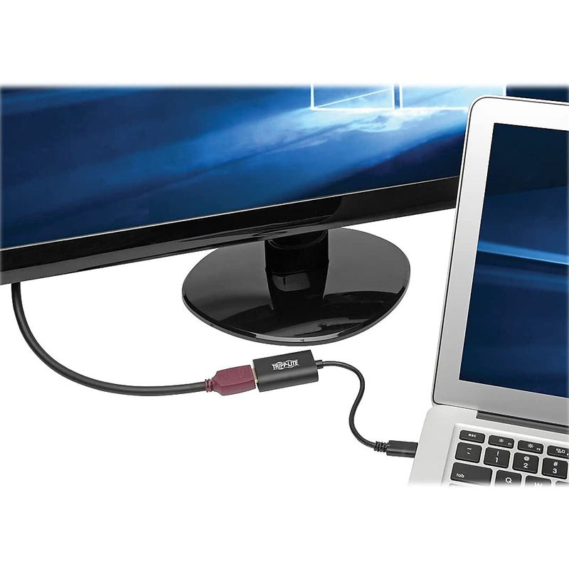 TRIPP LITE USB-C to HDMI Video Adapter Converter, 4K @ 60Hz HD High Definition, Male-to-Female, Thunderbolt 3 Compatible, Black, 6 inches, 3-Year Warranty (U444-06N-HD4K6B)