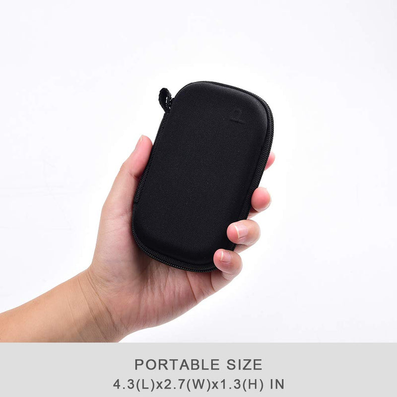 Hard Case Compatible for SanDisk 500GB/ 250GB/ 1TB/ 2TB/ 4TB Extreme Portable SSD - SDSSDE60-500G-G25, Also Fits for Sandisk Pro (Black) Black