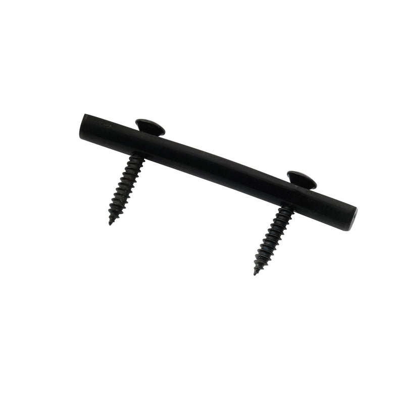 Musiclily Pro 45mm Brass Bass String Retainer Bar for 5-String Electric Bass, Black