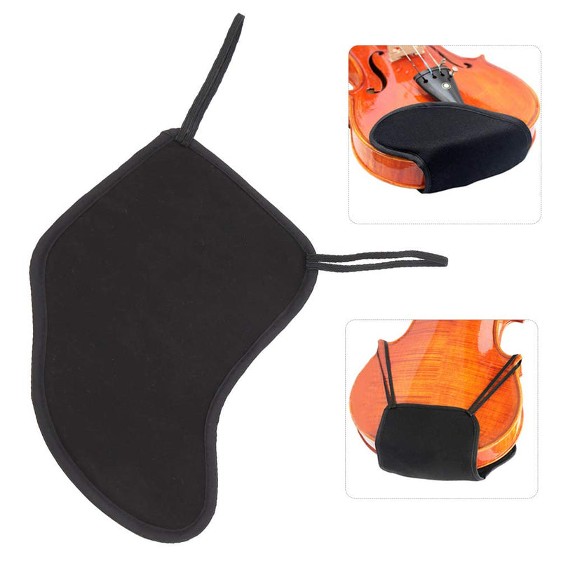 Violin Chin Rest Pad Cotton + Sponge Chin Rest Cover Protector Violin Shoulder Rest Pad Musical Instrument Accessories Suitable for 4/4 3/4 1/2 1/4 1/8 Violin