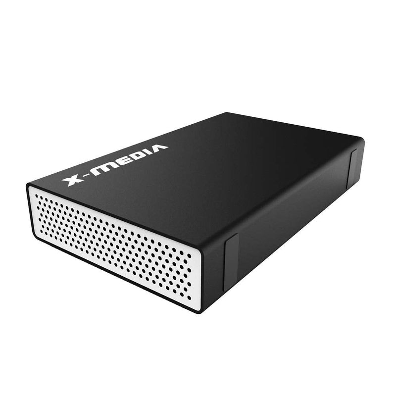 X-MEDIA XM-EN3200 3.5-Inch USB 2.0 SATA Aluminum Hard Disk Drive HDD External Enclosure Case, Support 2.5/3.5-Inch SATA/SSD Hard Disk Drive