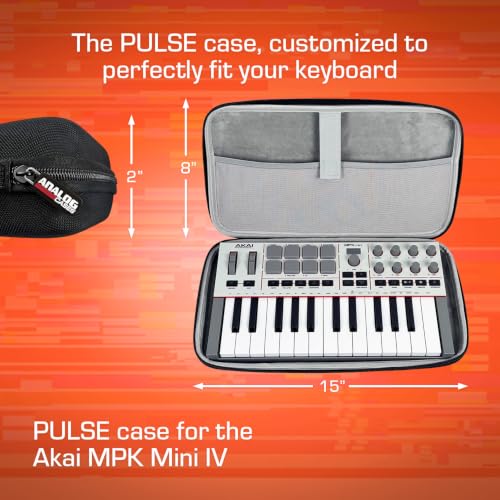 ANALOG CASES Case For Akai MPK Mini IV - Custom-Fitted PULSE Hard Case