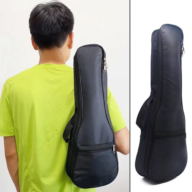 Soprano Ukulele Case Black Ukulele Padding Bag for 21 Inch Ukulele Soprano