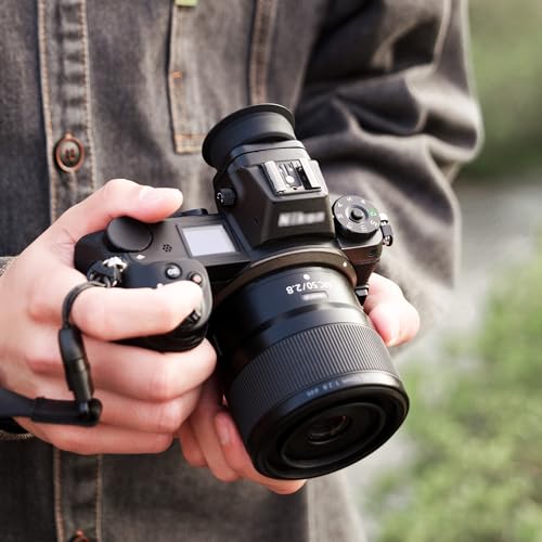 Extended Round DK-29 Eyecup + Camera Hand Wrist Strap: Extended Round Soft Silicon Eye Cup Z6III Z5II Z7II Z6II DK-29 Eyecup with Upgraded Quick Release Soft Neoprene Camera Hand Wrist Grip Strap