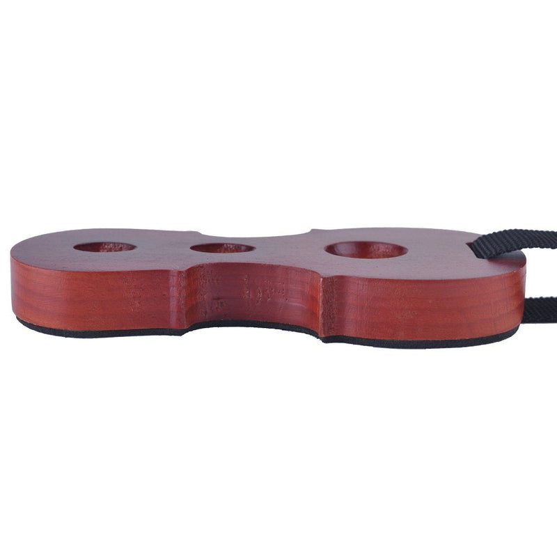 [AUSTRALIA] - PUNK Solid Wood Cello Endpin Rest Non-slip Stopper Anchor Protector in Cello Shape 3 Holes Holder (3A) 3A 