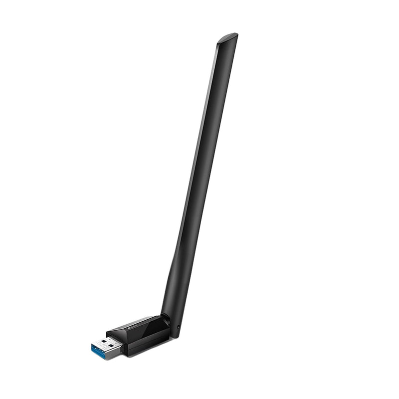 TP-Link USB WiFi Adapter for Desktop PC, AC1300 Dual Band PC WiFi Antenna | USB 3.0 Wireless Network Adapter with High Gain Antenna, MU-MIMO, Win 11/10/8.1/8/7/XP, Mac OS 10.9-10.15 (Archer T3U Plus) AC1300, Single Antenna