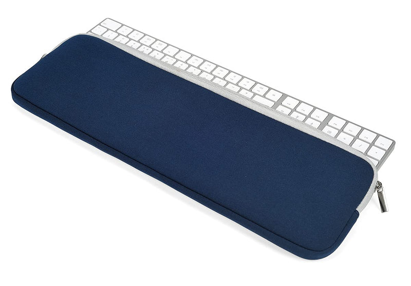 Keyboard Case Sleeve Bag for 2022 Mac Studio/Apple iMac 24 inch 2021 Magic Wireless Keyboard with Touch ID and Numeric Keypad A2520/Magic Keyboard MQ052LL/A A1843, Magic Keyboard Protector-Navy Blue Magic Keyboard with Numeric Keypad Navy Blue