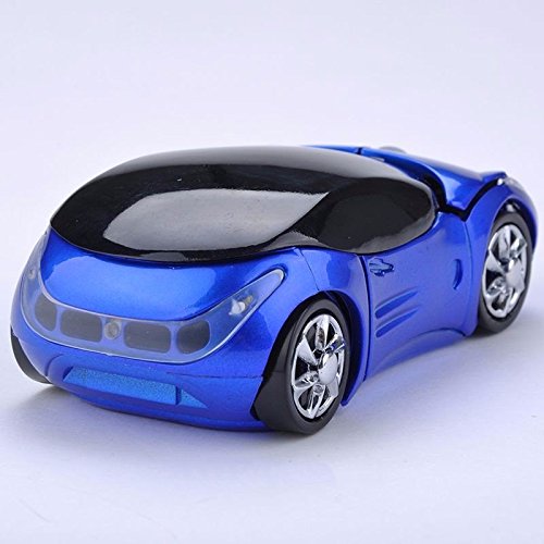 WXG Mini car Shape Mouse - 2.4GHz 1600DPI Wireless Mouse with USB Receiver Tablet Laptop Desktop Computer Mouse