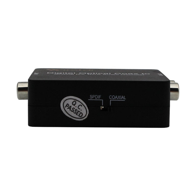 Fiber Optical Decoder Support AC3/DTS/Toslink Coaxial Digital to Analog Audio L/R Decoder 3.5mm Earphone