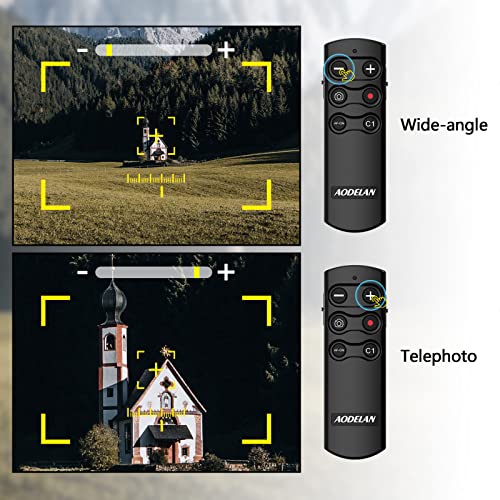 AODELAN Camera Remote Control Remote Shutter Commander for Sony ZV-E10,FX3 Black Remote for Sony