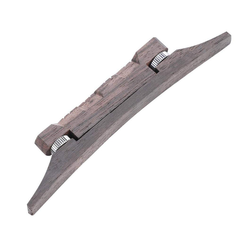 Mandolin Bridge, Adjustable Compensated Mandolin Strings Bridge Rosewood for Martin Acoustic Guitar Mandolin Bridge Mandolin Bridge Replacement