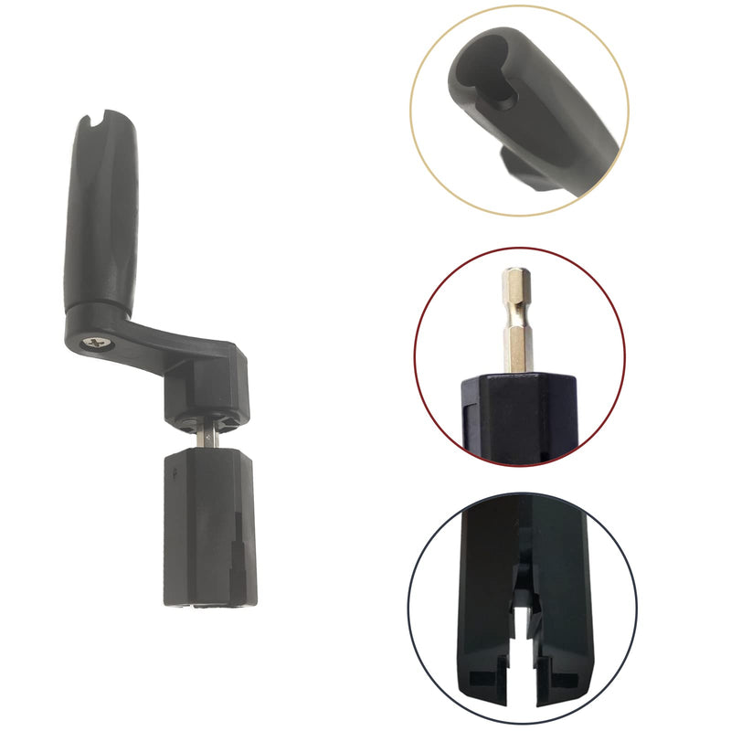[AUSTRALIA] - Guitar String Pegs Winder, Multifunctional Guitar String Winder with Detachable Drill Bit for Guitar Ukulele Electric String Winder, Guitar Accessories 