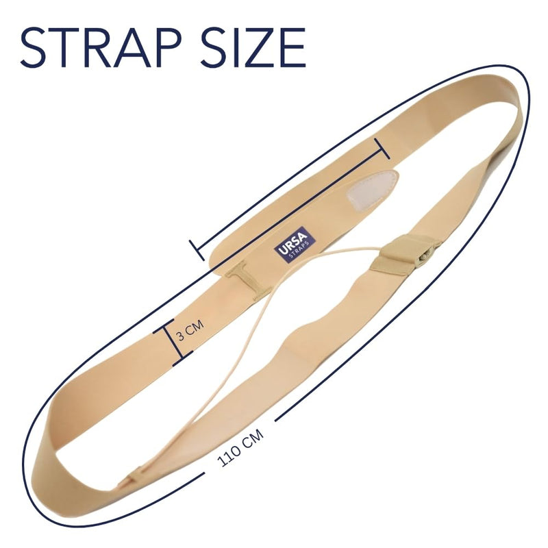 URSA Chest Straps: Low-Profile, Soft, Stretchy & Breathable Transmitter Straps for Location Sound, Theatre, Wedding Shoots & More (Beige) Beige