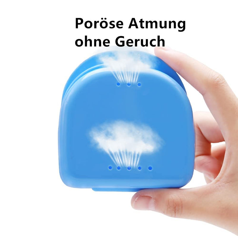 Voarge Dental Box Dental Box Dental Denture Cup Container Container Container Denture Orthopaedic Pack of 5 Braces Box Also for Bite Splint