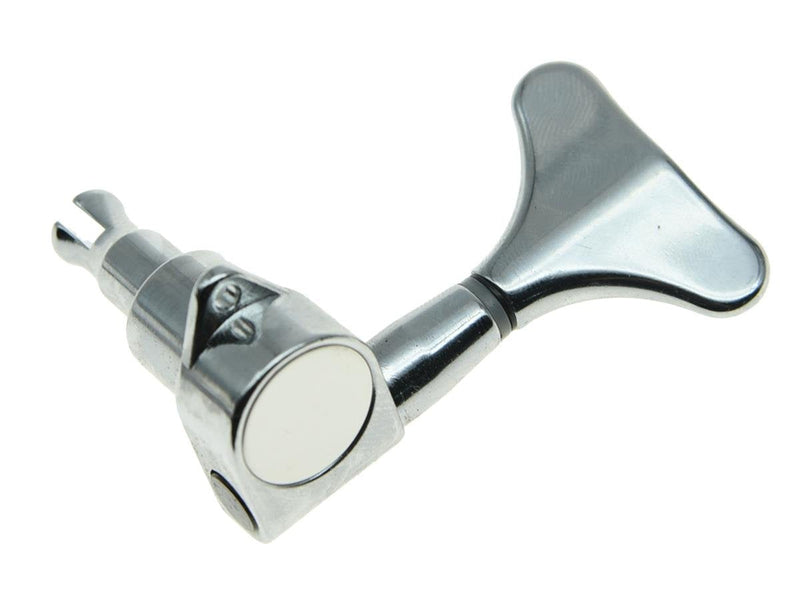 KAISH Chrome 2+3 Sealed Bass Tuners 2L3R Tuning Keys Pegs 5 String Bass Guitar Machine Heads 2L3R Chrome