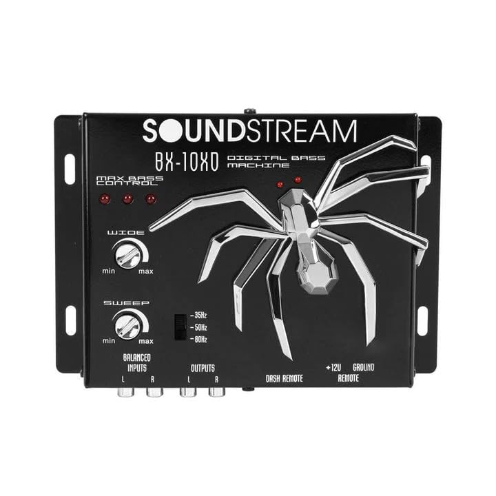 Soundstream BX-10X D Digital Enhancer Processor – Car Audio Bass Restoration Processor with Remote Control | Sub Booster for Factory & Aftermarket Sound Systems | Subwoofer Maximizer