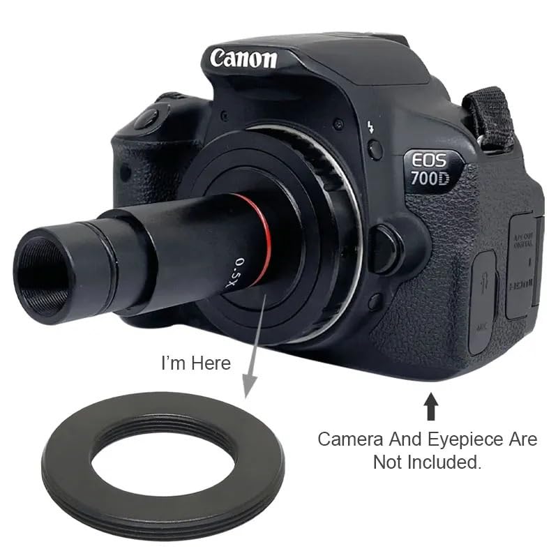 [AUSTRALIA] - Microscope Adapter, M42 to C-Mount, Aluminum, 1x Adapter Ring 