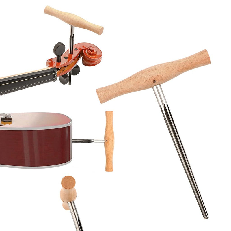 [AUSTRALIA] - 4/4 3/4 Violin Viola Peg Hole Reamer 1:30 Taper Wood Handle For Violin Luthier Tool Parts Violin Neck Peg Hole Repair 