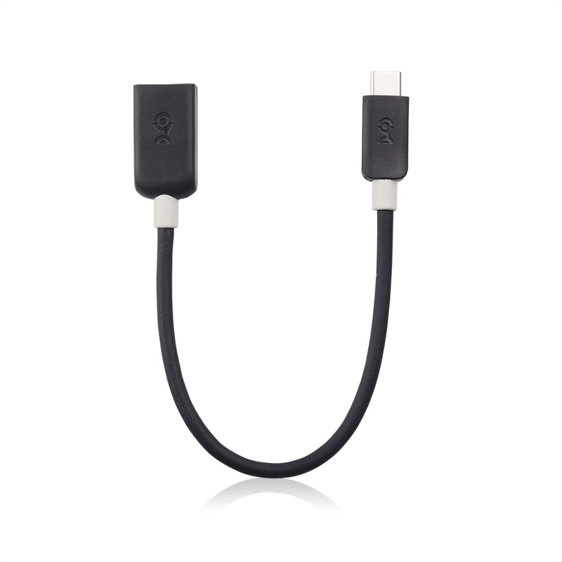 Cable Matters USB C to USB Adapter 6 Inches (USB to USB C Adapter, USB-C to USB 3.0 Adapter, USB C OTG) in Black