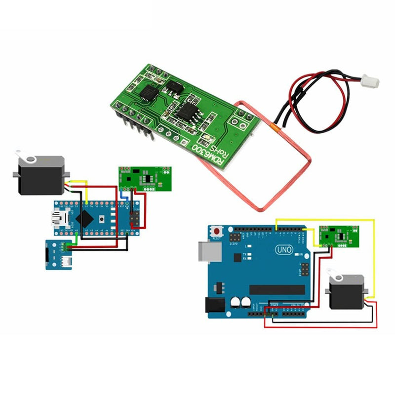 Fasizi RDM6300 125KHz EM4100 RFID Reader Module UART Output Access Control System for Arduino