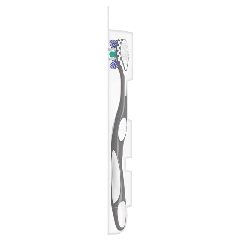 [AUSTRALIA] - Colgate 360 Optic White Advanced Whitening Toothbrush, Adult Medium Toothbrush with Whitening Cups, Helps Whiten Teeth and Removes Odor Causing Bacteria, 2 Pack 2 Count (Pack of 1) 
