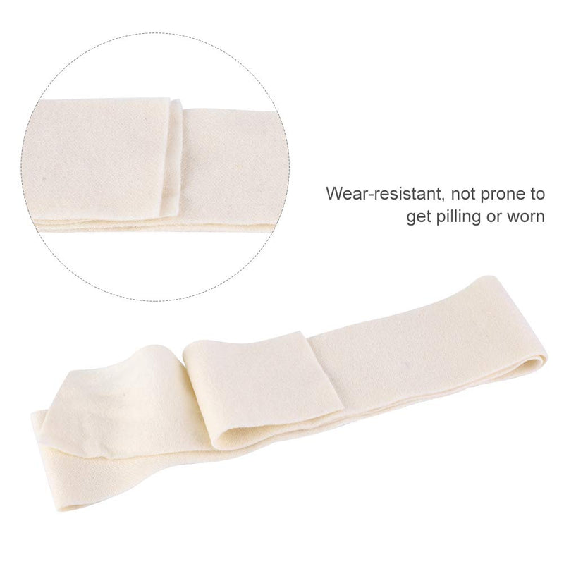 [AUSTRALIA] - Dilwe Piano Pedal Felt Beige Wool Musical Instruments Repair Parts Wear- Accessory, Piano Muffler Felt Piano Mute Rail Felt Strip Piano Weak Sound Felt for Piano Accessory 
