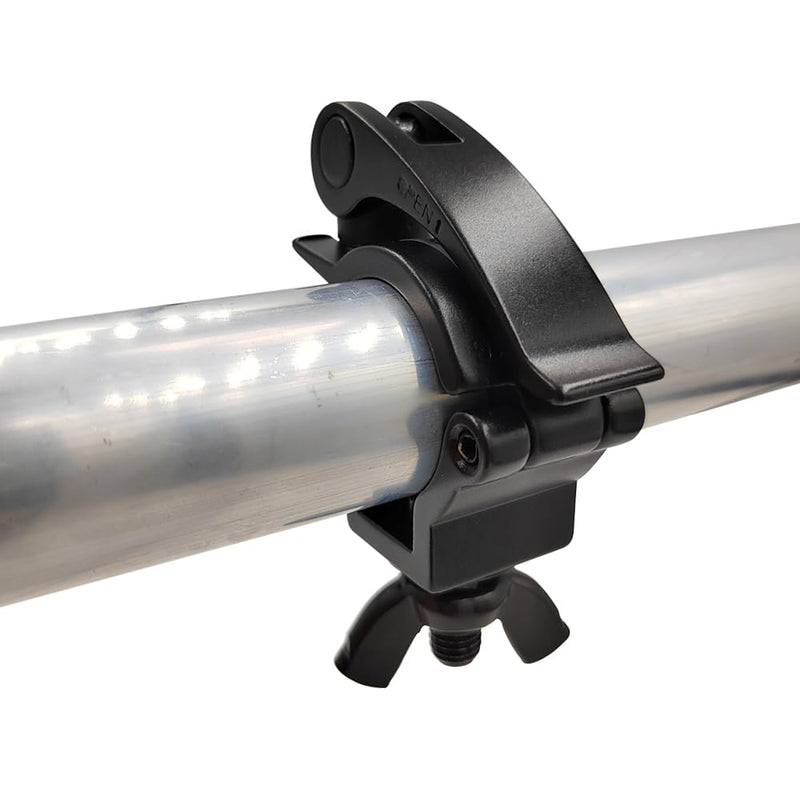 1.26-1.37inch Quick Release Stage Light Clamp Truss Clamps Heavy Duty 165lbs Dj Light Clamps Fit Pipe OD 32-35mm F24 2Pack