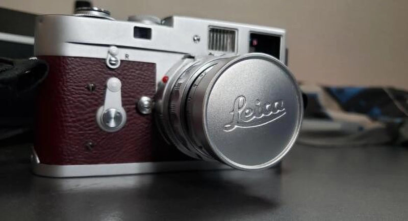 [AUSTRALIA] - Qs-C Metal Silver Lens Cap Front Cover Compatible with Leica L39 E39 Caliber Lens Voigtlander Zeiss Summicron Summaron Summilux Elmar Elmarit Jupiter, Internal Diameter 42mm(1.65in) (Silver) 