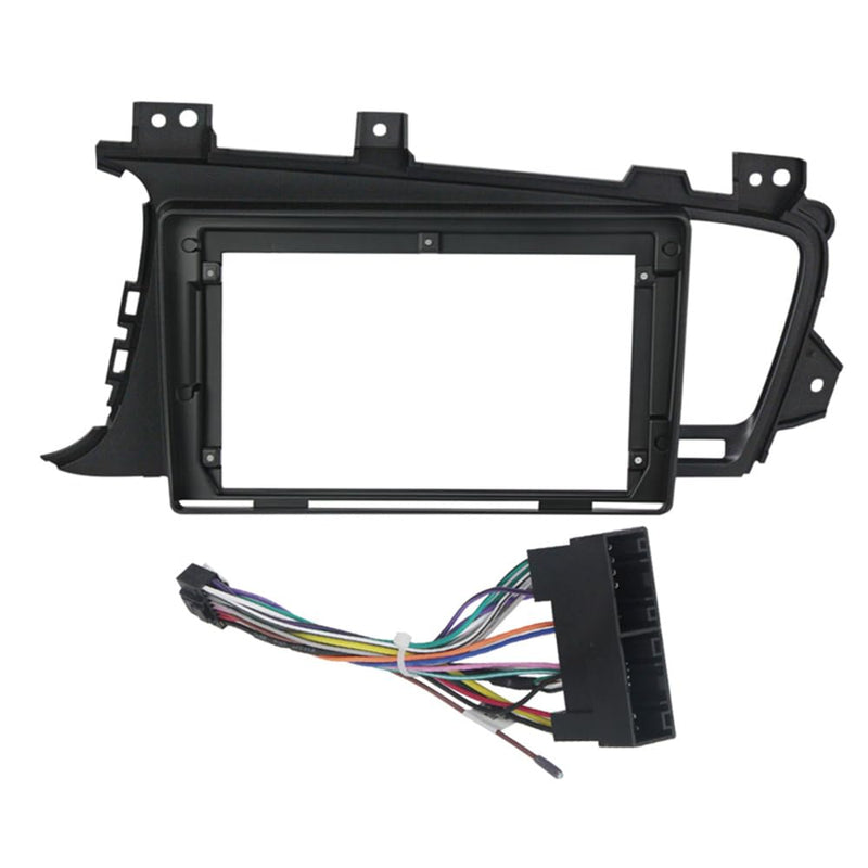 9'' Car Radio Stereo Dash Install Kit Fascia Panel Trim fits for KIA K5 Optima 2011-2016 Left Hand Drive Installation Aftermarket Stereo Headunit
