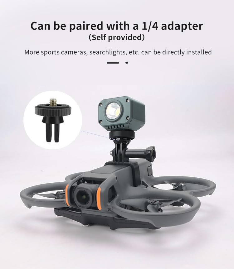 Avata 2 Camera Mount Extension Carry Bracket with 1/4 Screw Adapter for DJI Avata 2 Accessories