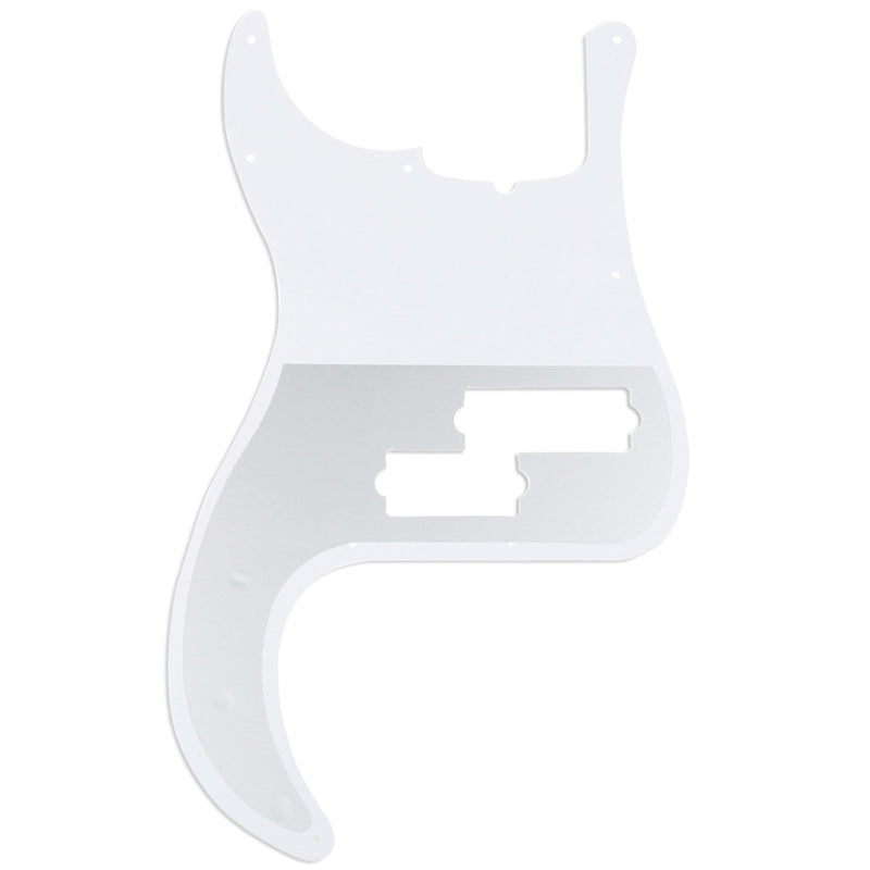 [AUSTRALIA] - Musiclily Pro 5-String 13-Hole Contemporary P Bass Pickguard for Fender American Precision Bass, 4Ply White Pearl 