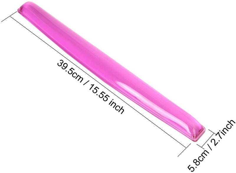 ABRONDA Gel Keyboard Wrist Rest Pad - Gel Keyboard Wrist Rest Pad | Wrist Rest Support for Office Gaming Computer Laptop Ergonomic Comfortable Pain Relief- Pink Pink Keyboard Pad