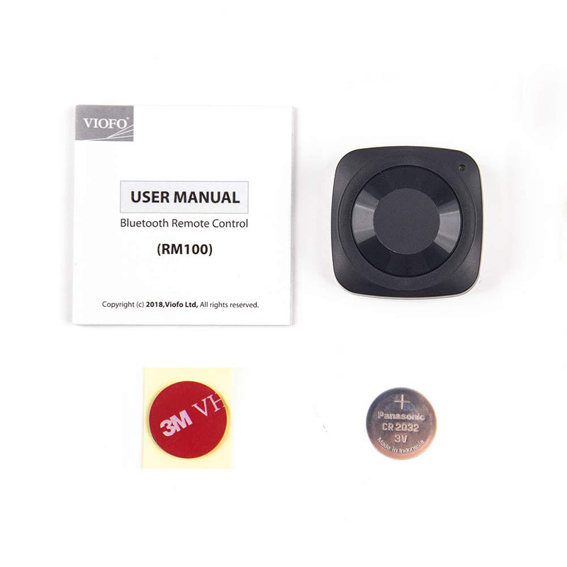 VIOFO Wireless Bluetooth Remote Control for VS1/ A229 Pro/ A229Plus/ A119 Mini/ T130/ A139 Pro/ WM1/ A129 Duo / A129 Plus / A129 IR / A129 Pro Dash Cam