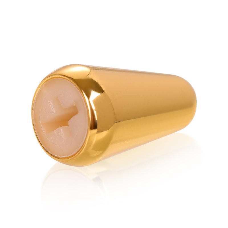 2pcs 5 Way Pickup Switch Tip, 3 Way Switch Cap Switch Knob Guitar Pickup Switch Tip Compatible with Strat Tele (Gold) Gold
