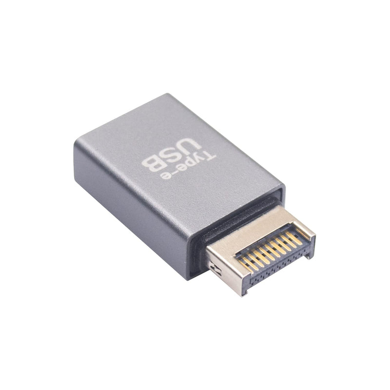 Duttek USB C Motherboard Adapter, 10Gbps USB Type C Motherboard Adapter Converter, High Speed 3.1 USB Type-E Male to USB3.0 Female Motherboard Internal Adapter for Computer.