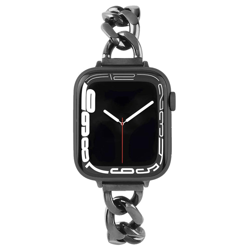 CASETiFY Chain Bracelet Watch Band [Premium Stainless Steel] Compatible with Apple Watch Series 8-1, SE, Ultra - 38mm/40mm/41mm/42mm/44mm/45mm/49mm - Black/Silver/Gold/Rose Gold