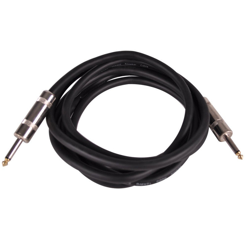 Seismic Audio Q12TW10-2Pack 10-Feet 1/4 to 1/4-Inches Speaker Cable 12-Gauge 2 Conductor, Pair 10 Feet