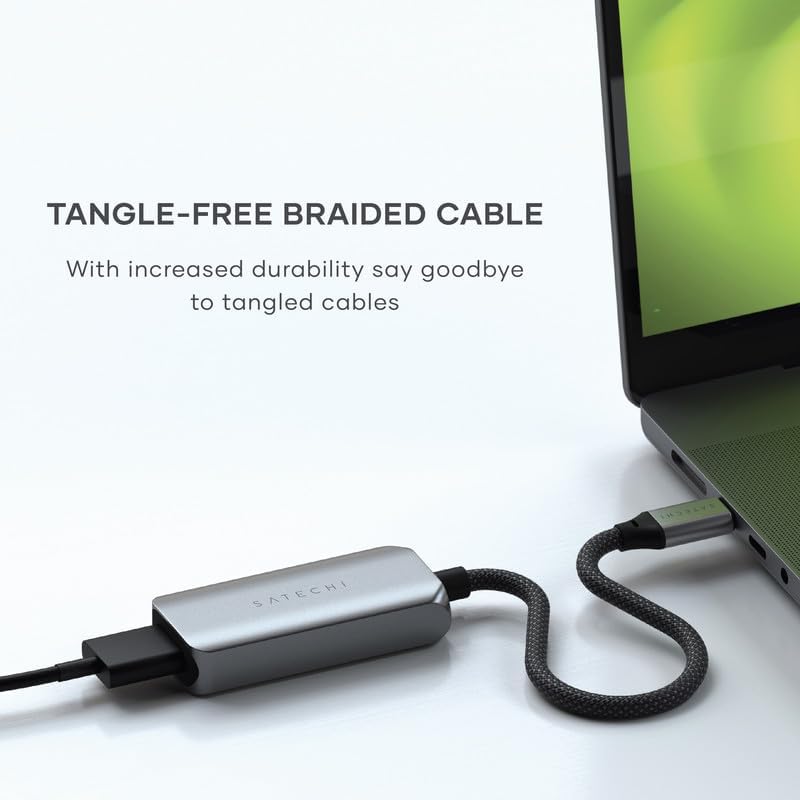 Satechi USB-C to HDMI 2.1 Adapter, 8K/60Hz & 4K/120Hz, HDR Support | HDR support compatible with Thunderbolt 3/4, MacBook, iPad and iPhone