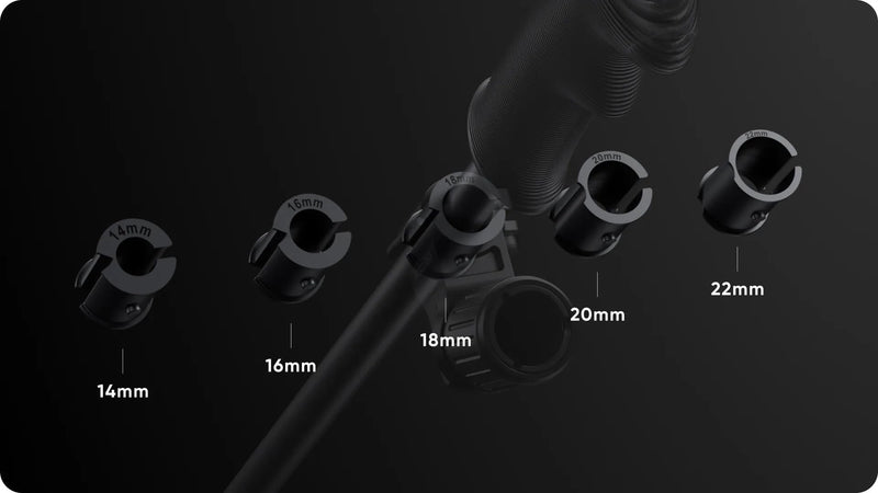 Insta360 Ski Pole Mount for Action Cameras, compatiable X3/ ACE/ACE PRO/ONE RS/X2, GoPro Hero12/11/10/9, DJI OSMO Action 4/3/2 (ski Pole Mount only), Black, CINSBAVQ-ALT4 ski pole mount only