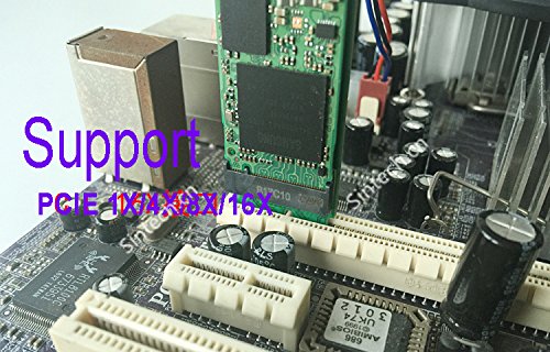 Sintech Nvme PCIe,M.2(NGFF) M Key SSD to PCI-e X1 Adapter Card,Compatible for Samsung 960 970 Evo PCIe 1X