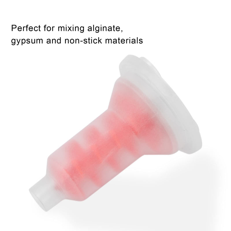 Pack of 50 Dental Mixing Tips, Disposable Dental Silicone Mixing Tip, Dental Dynamic Intraoral Disposable Intraoral Mixing Head, Mix 5:1 Ratio Dental Accessories