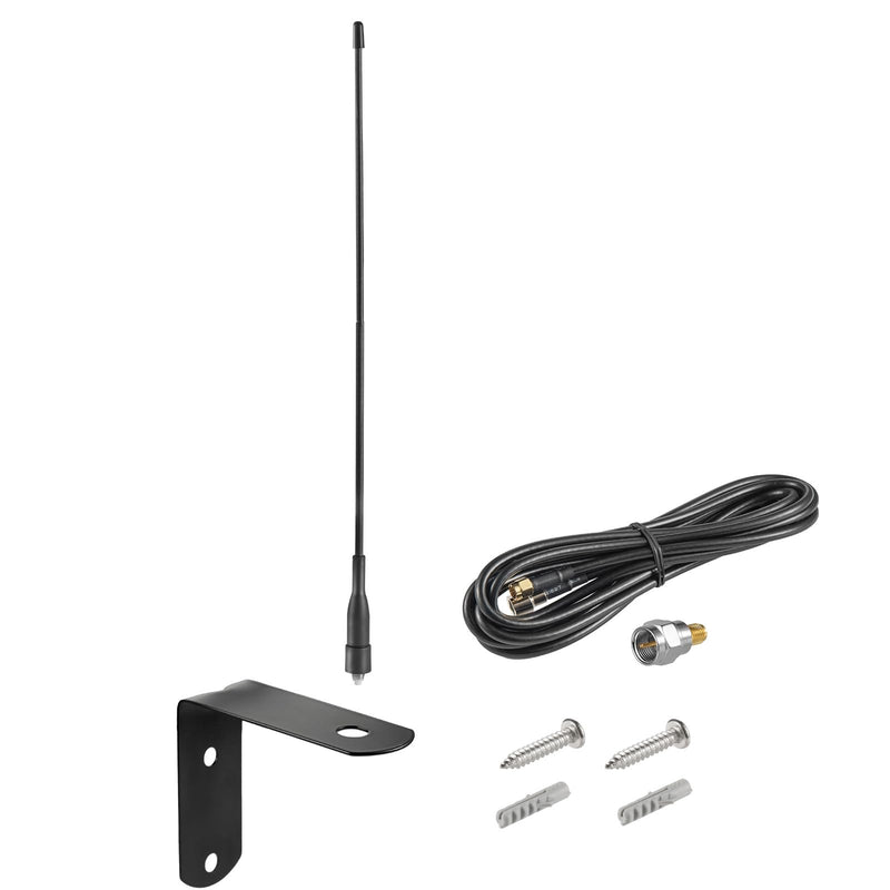 Extended Long Range 433Mhz 433.92MHz Flexible Whip Receiver Antenna for Remote GTO Mighty Mule LiftMaster Ghost Etc Smart Gate Door Opener Alarm System Signal Booster，Distance up to 500 ft+, Eifagur