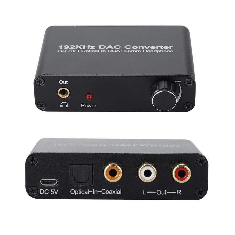 [AUSTRALIA] - Digital Audio Decoder 5.1 HD with Volume Adjustment,Support DTS/AC-3/ Optical Coaxial Toslink Analog Converter, for Network Player, HDTV, -ray DVD, DVD, , 360, DM500S, DM800HD 
