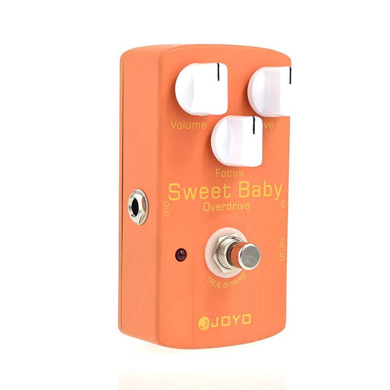 JOYO Overdrive Pedal Low-Gain Adapt to Various OD Styles for Electric Guitar Effect - True Bypass (Sweet Baby JF-36) Low-Gain,Overdrive Orange-red