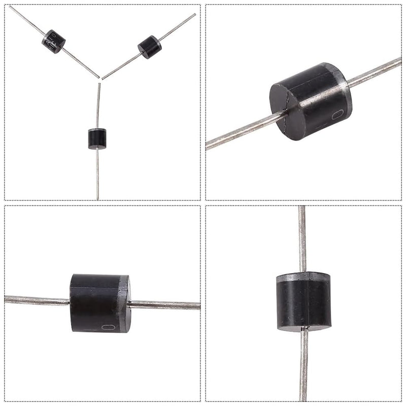 Rectifier, Blocking Diode Diode 10A, 10A10 Diode, 30 Pieces Rectifier Diodes, High Voltage Rectifier Diodes, 1000V Electronic Silicon Diodes, Schottky Diode, Electronic Silicon Diodes