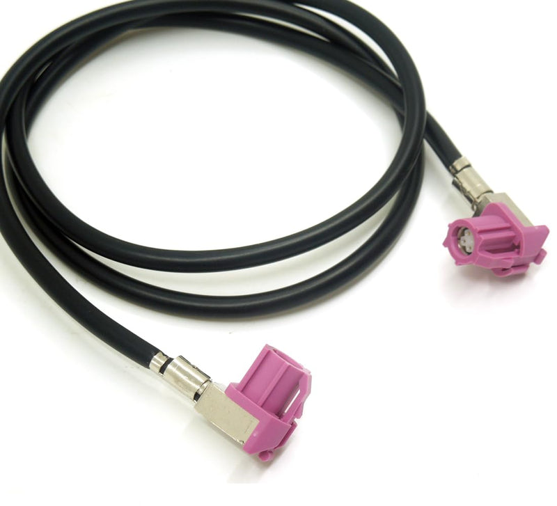 FAKRA H 535 4-Core LVDS HSD CIC Female Video Retrofit Monitor Display Cable 80cm Compatible with BMW Head Unit