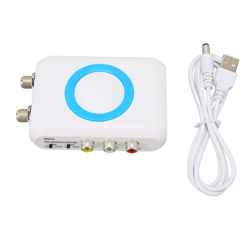 Generic RF Modulator, Professional HD VHF Demodulator Converter with AV Output and RF Output, for CATV System NTSC TV Format
