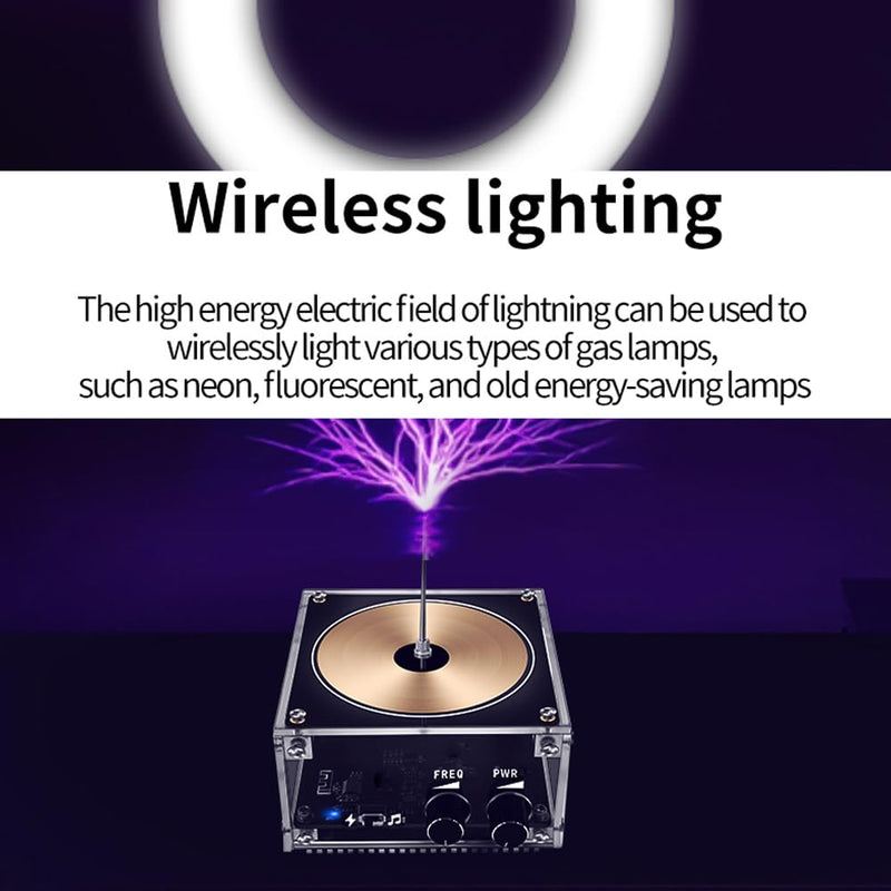 [AUSTRALIA] - Vislone BT Version, Multifunctional Electronics, Mobile Phone, Tesla Coil Module, Artificial Flashes, Electric Arc Generator, Wireless Sound Transmission, Scientific Experimental S 