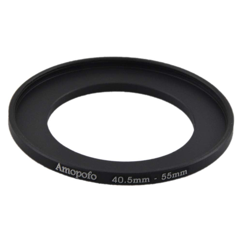 Universal 40.5-55mm/4.5mm to 55mm Step Up Ring Filter Adapter for UV,ND,CPL,Metal Step Up Ring Adapter