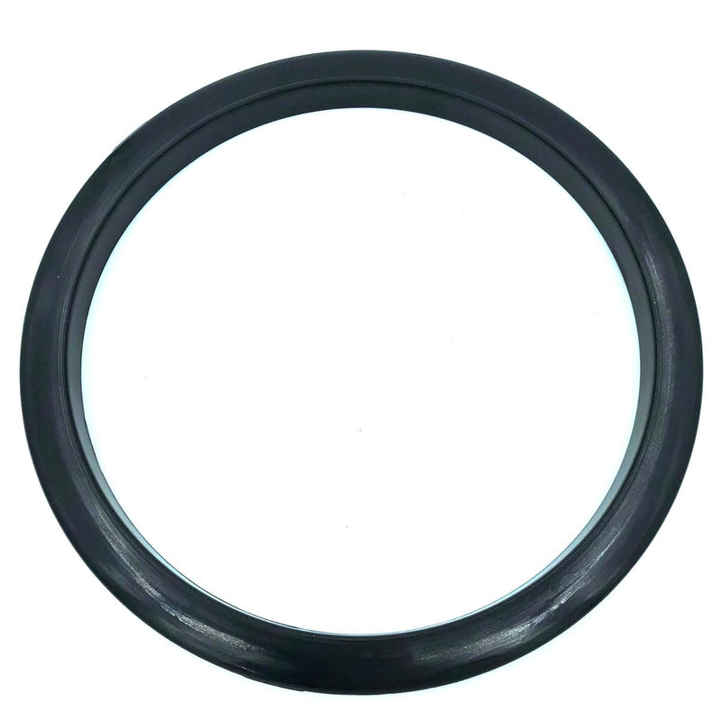 Bass Drum Port Hole Protector Ring Drum Split Ring 5.7 Inch Diameter Drum Skin Opener Bass Drum Head Hole Ring for Enhances Sound and Resonant Drum Percussion Accessories Black